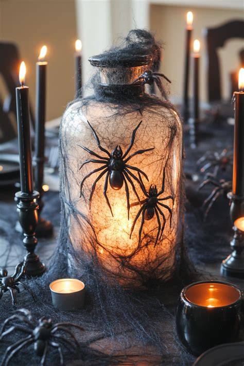 Spooky Centerpieces and Table Decor