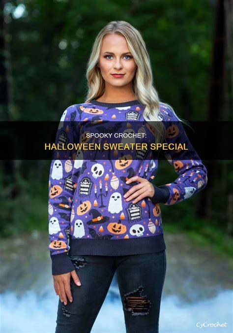 Spooky Crochet Halloween Sweater Pattern