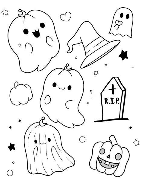 Spooky Cute Coloring Pages