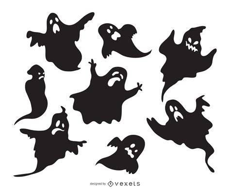 Spooky Ghost Silhouettes