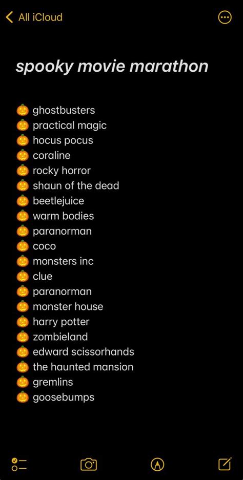 Spooky Movie Marathon