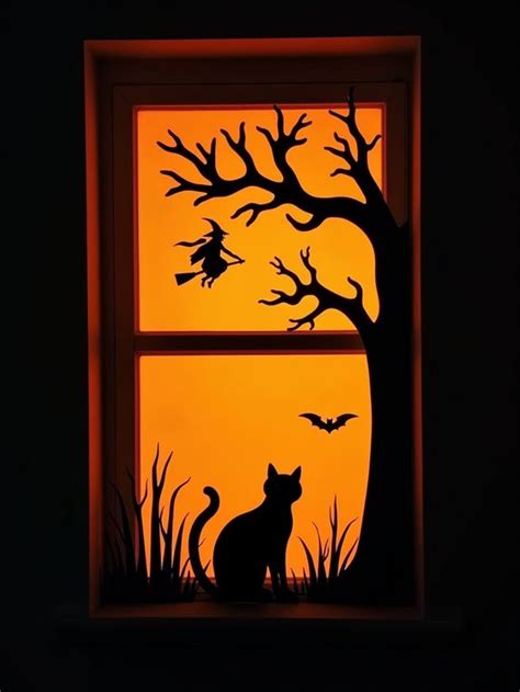 Spooky Silhouette Displays