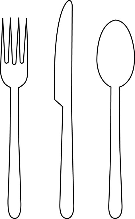 Spoon And Fork Template