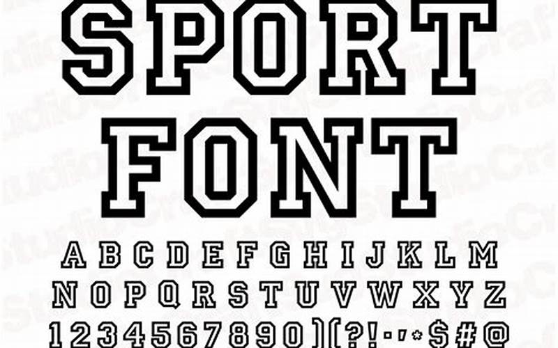 Sports Fonts Definition