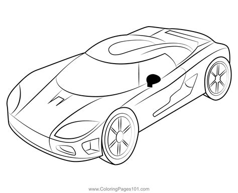 Sports Car Coloring Pages For Kids
