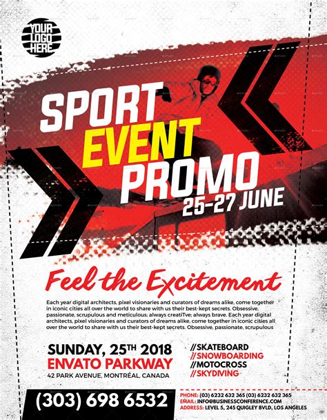 Sports Event Flyer Template: Create Eye-Catching Designs To Promote Your Event