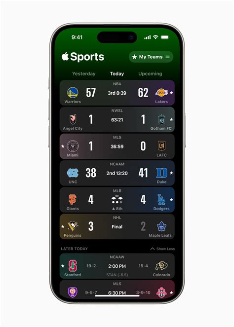 Sports apps