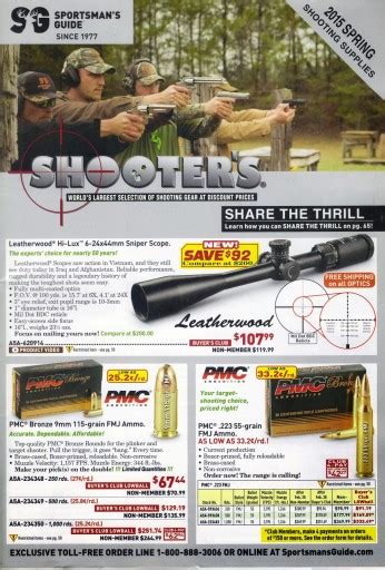 Sportsmans Guide Shooting Catalog