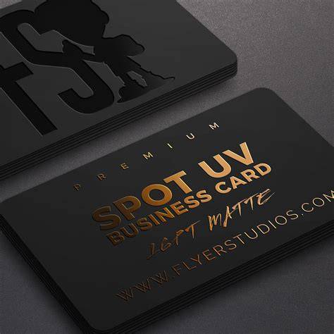 Spot UV Business Card Design