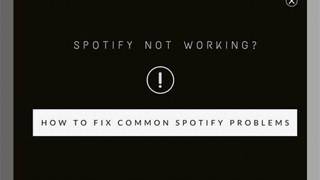 Spotify Problems Today 2024 Issues
