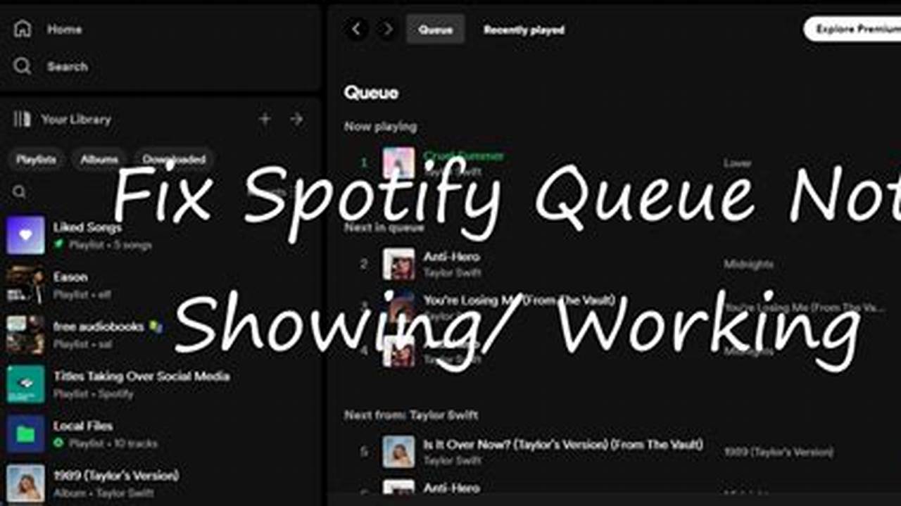 Spotify Queue Not Working 2024