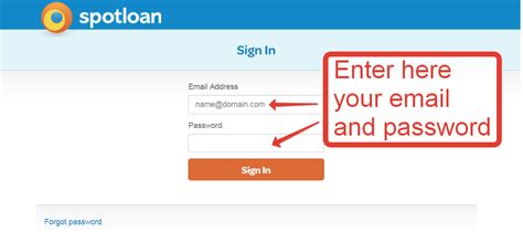 Spotloan Com Sign In Page