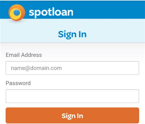 Spotloan Log Your Account