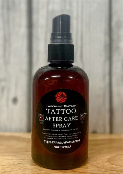 Spray On Tattoo Aftercare