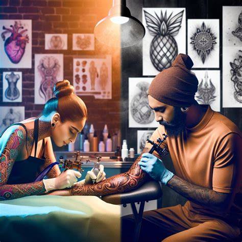 Spray Tan And Tattoo