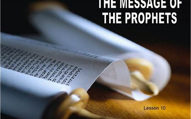Spread The Message Of The Prophets