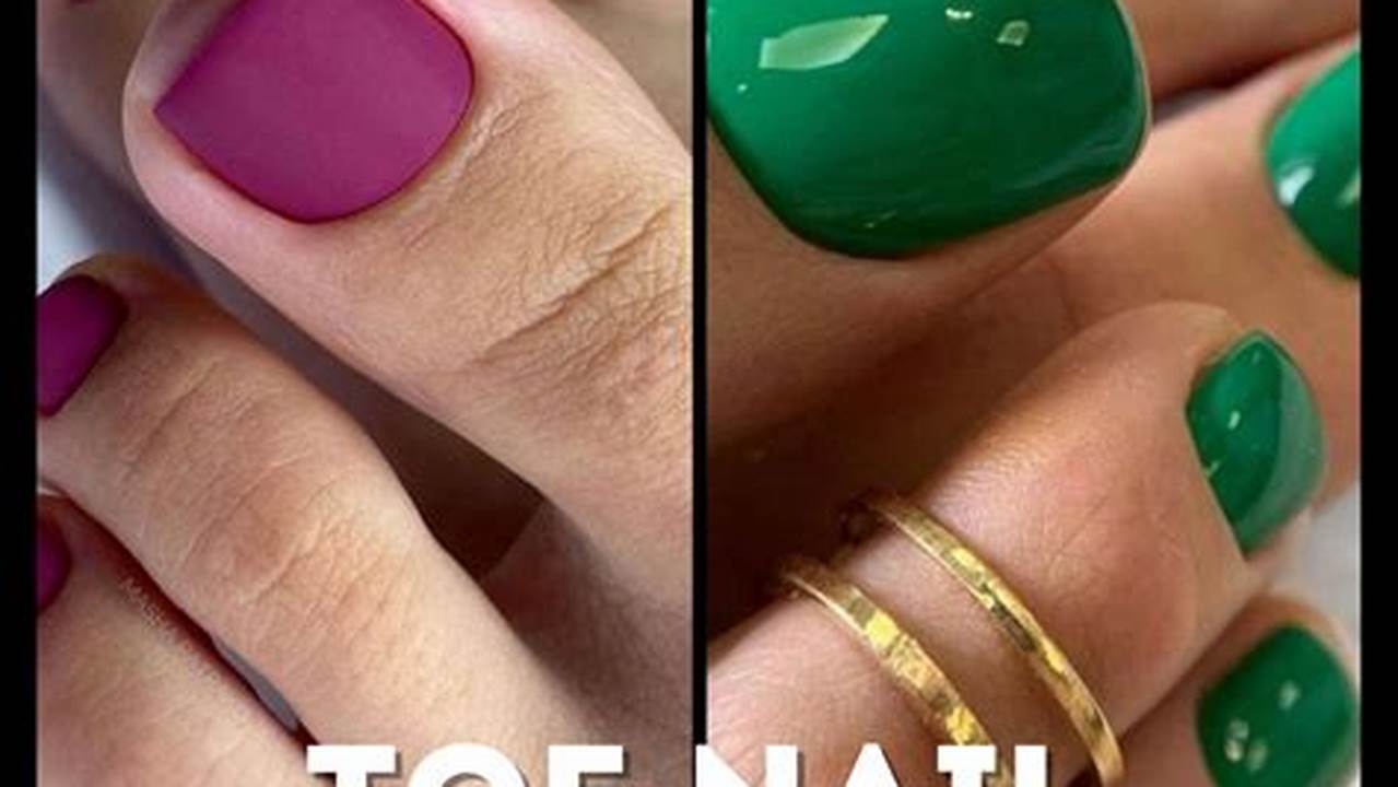 Spring 2024 Nail Colors Toes