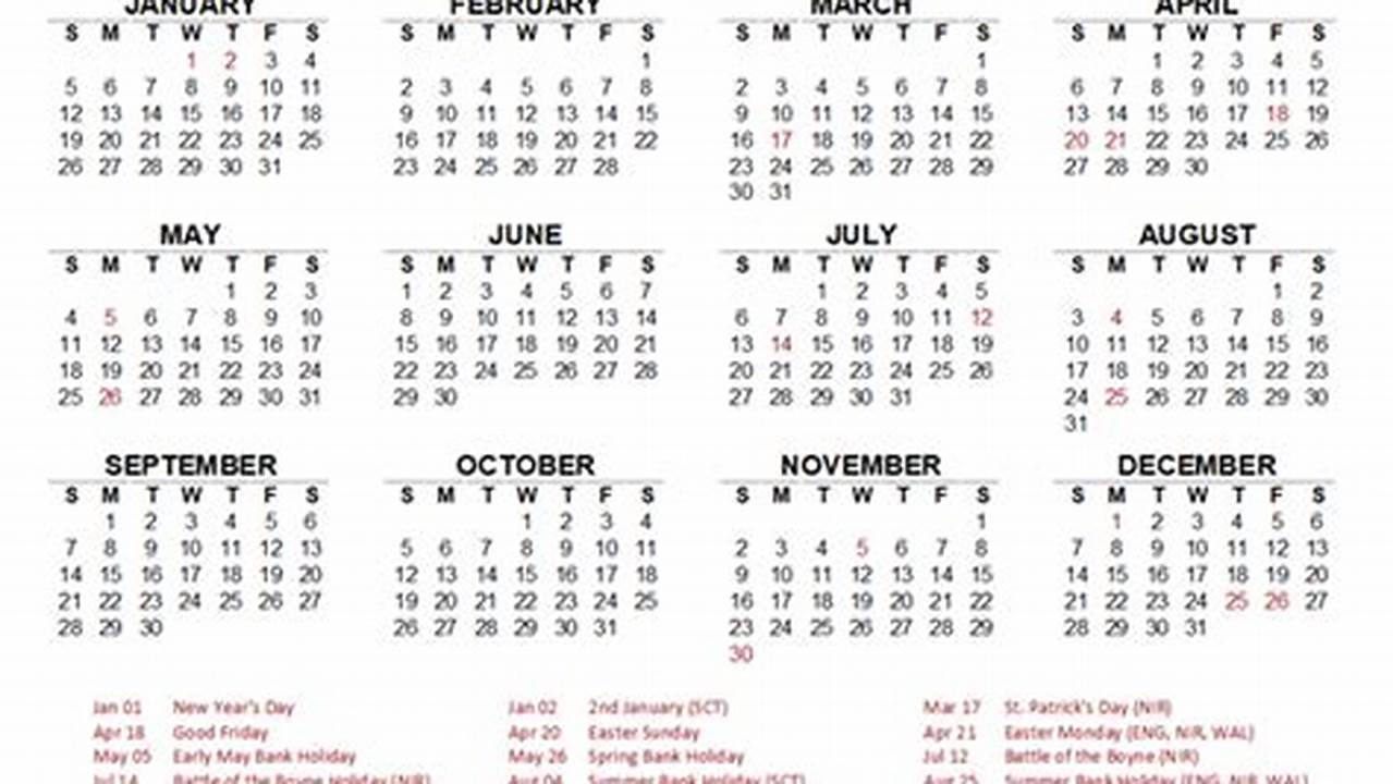 Spring 2025 Calendar Dates Uk