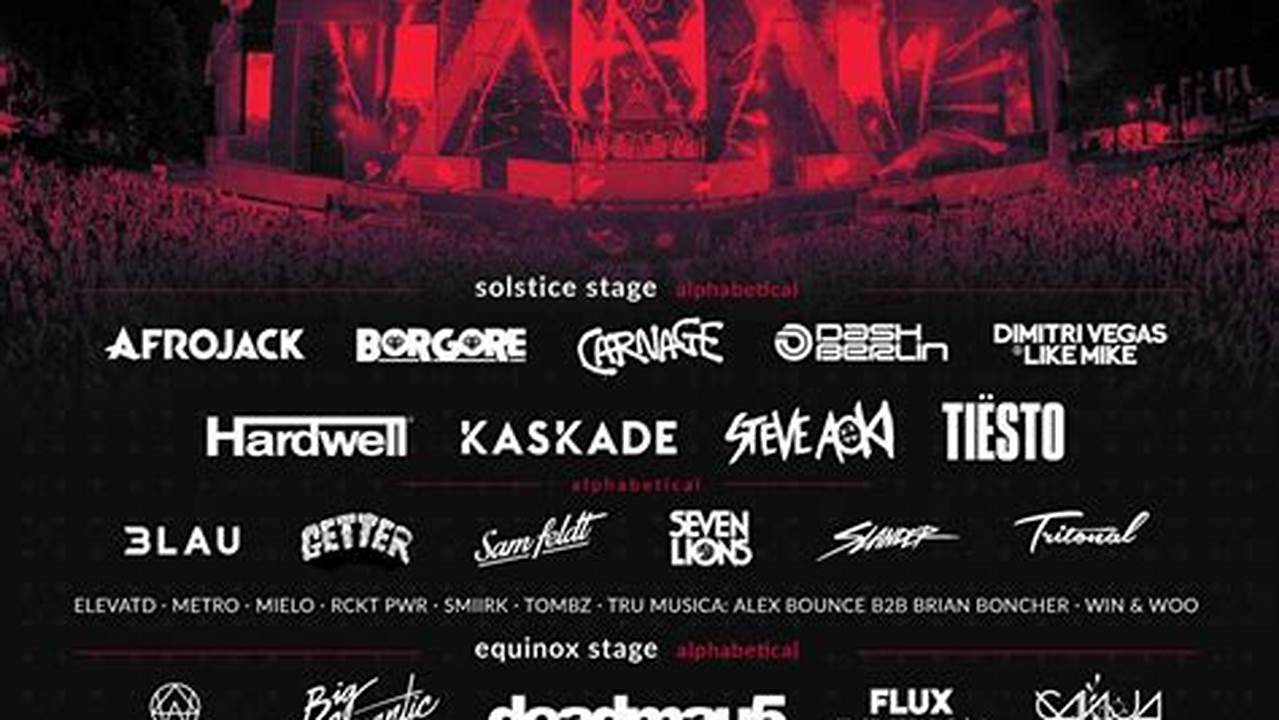Spring Awakening 2024 Line Up