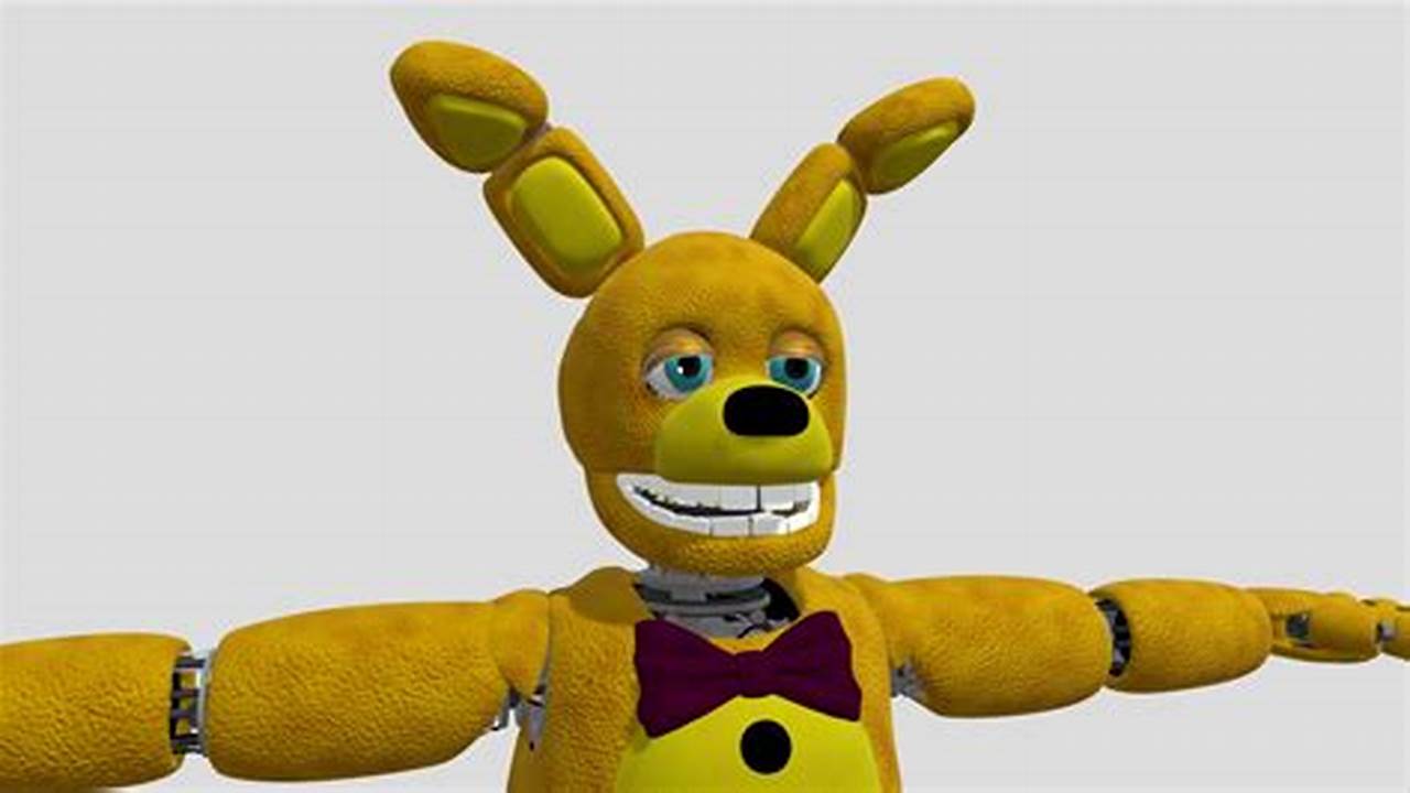 Spring Bonnie Costume 3d Model