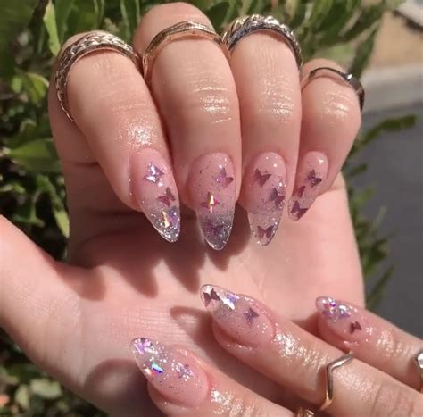 Spring Break Nails With Gems