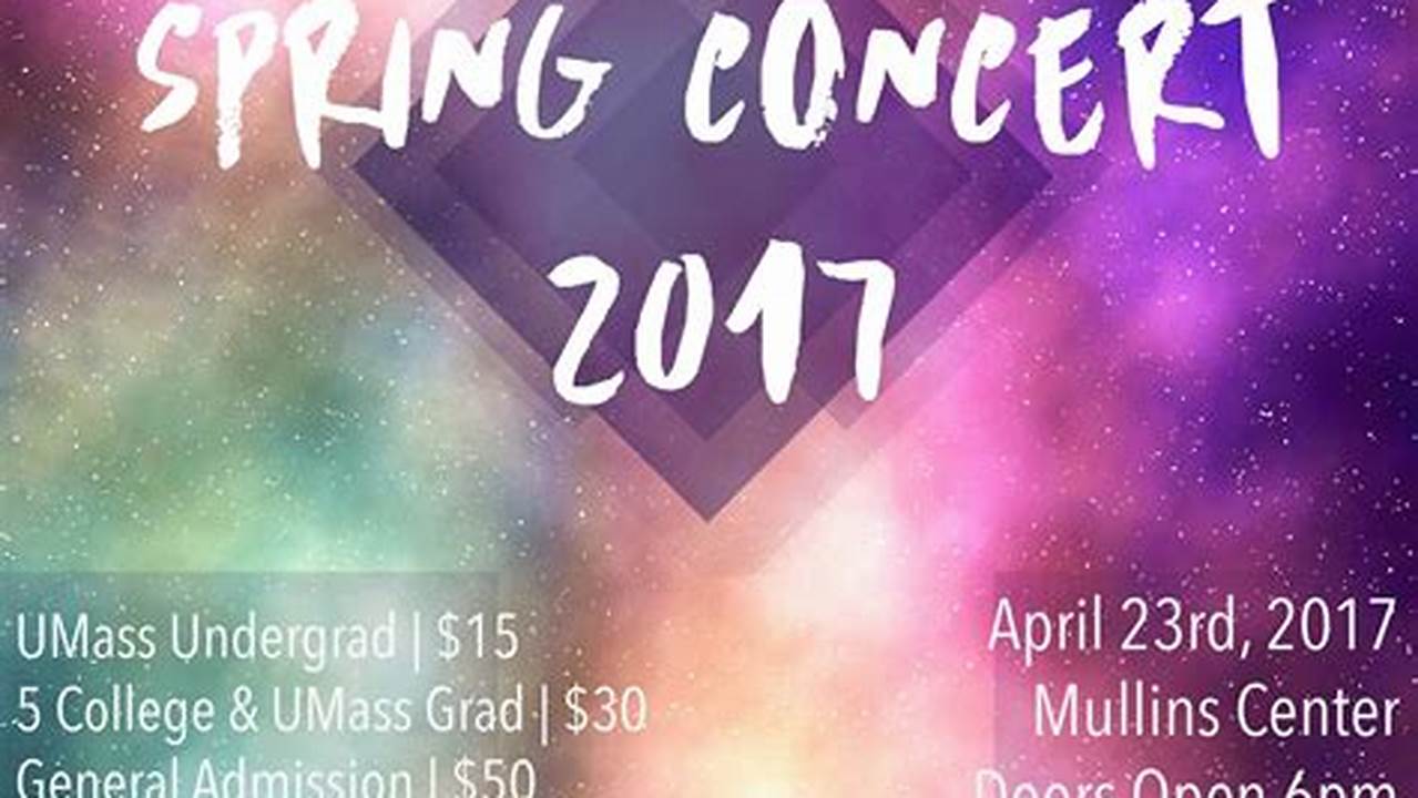 Spring Concert Umass Amherst 2025