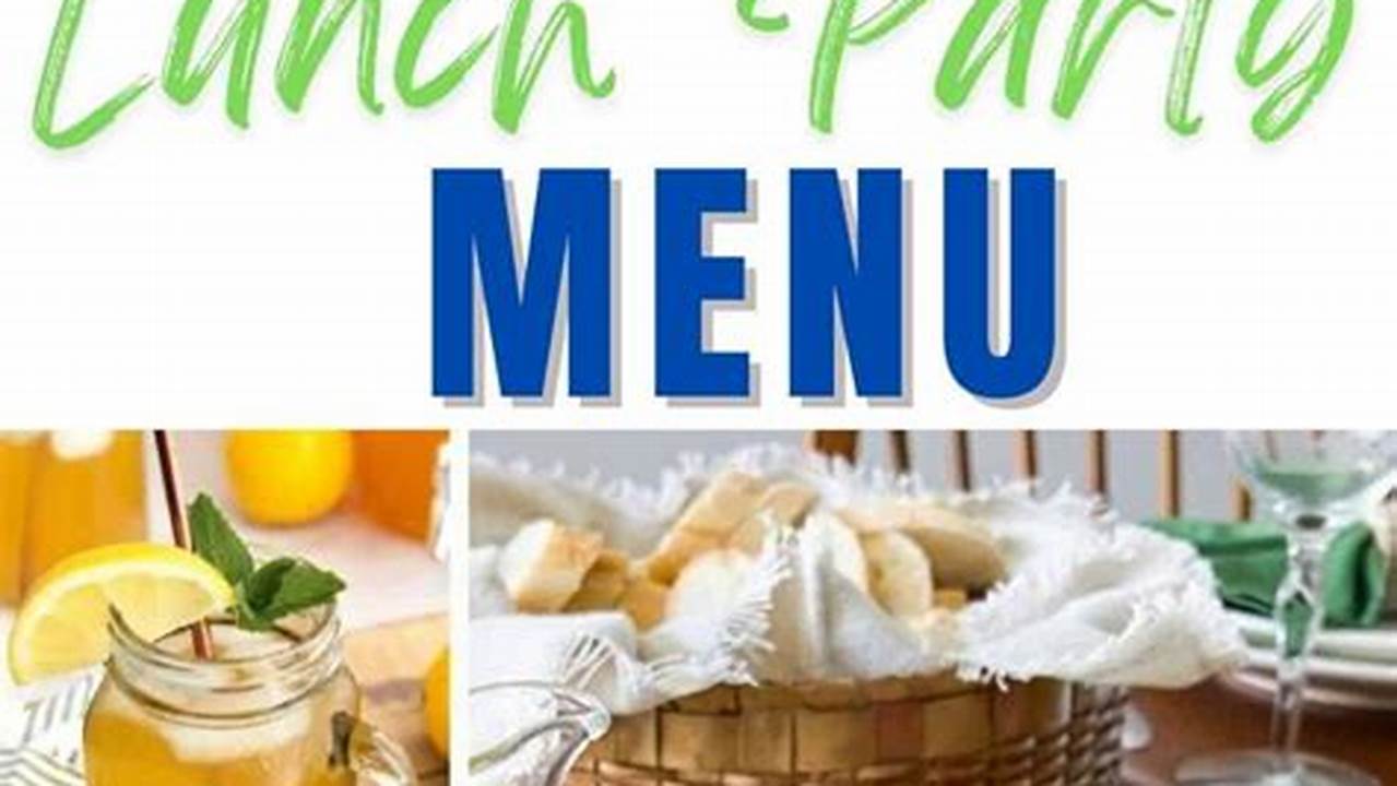 Spring Menu Ideas 2025