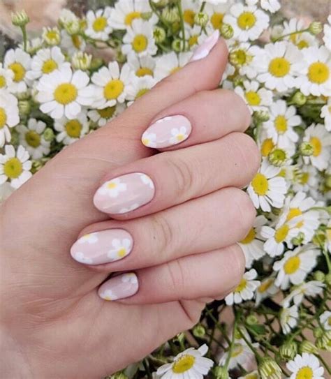 Spring Nails With Daisies: A Trendy And Easy Look For 2023