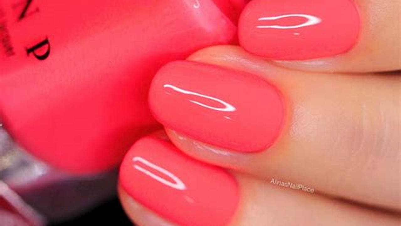 Spring Summer 2024 Nail Colors Chart