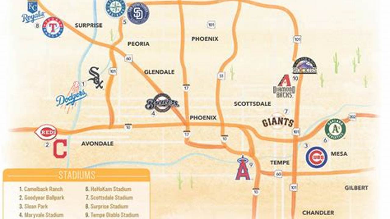Spring Training 2025 Arizona Map