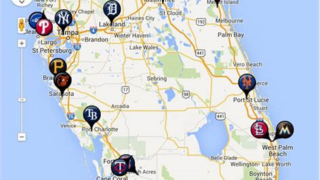 Spring Training 2024 Florida Map 2024