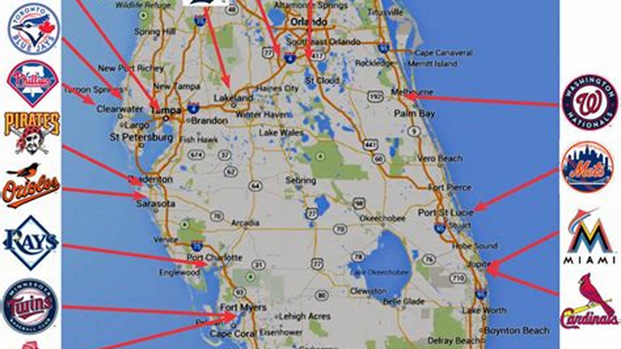 Spring Training 2024 Florida Map