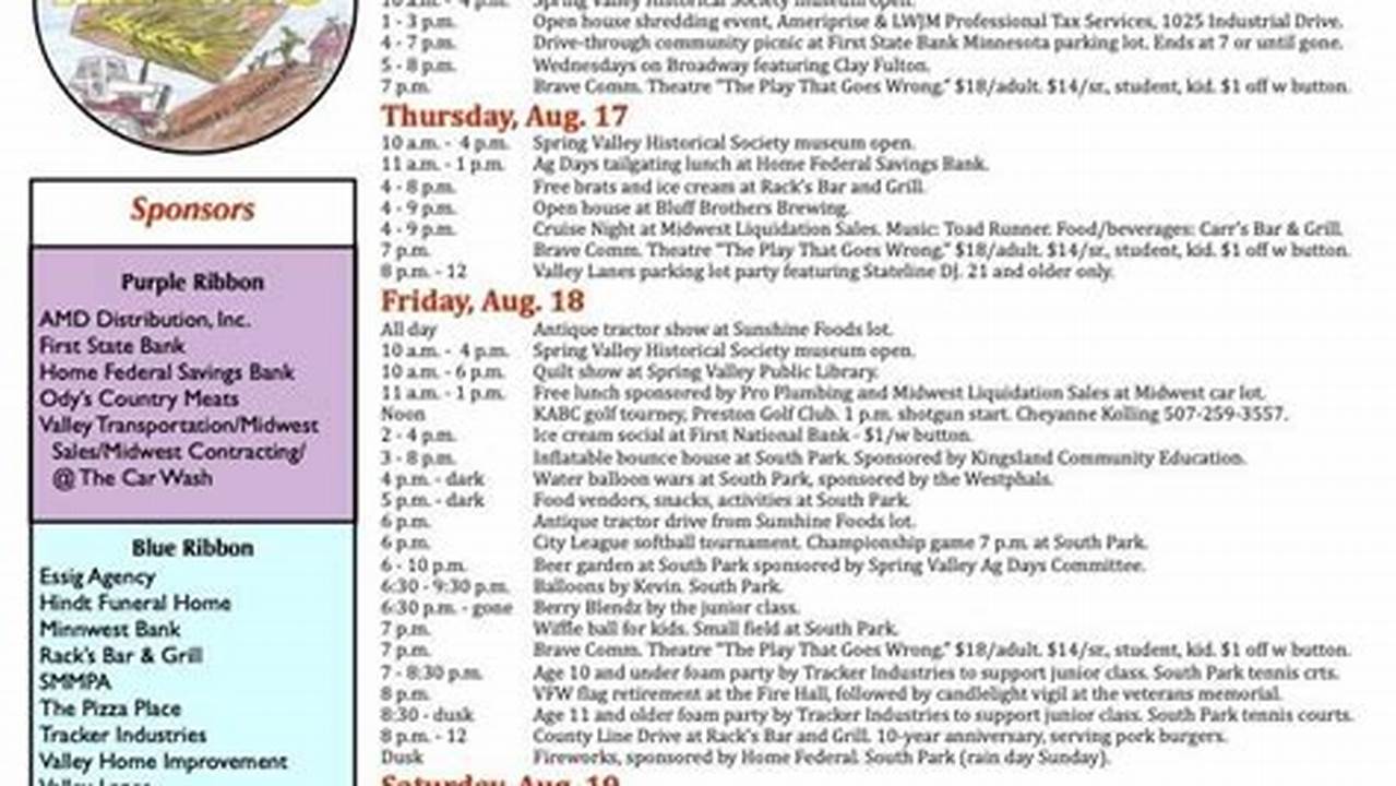 Spring Valley Mn Ag Days 2023