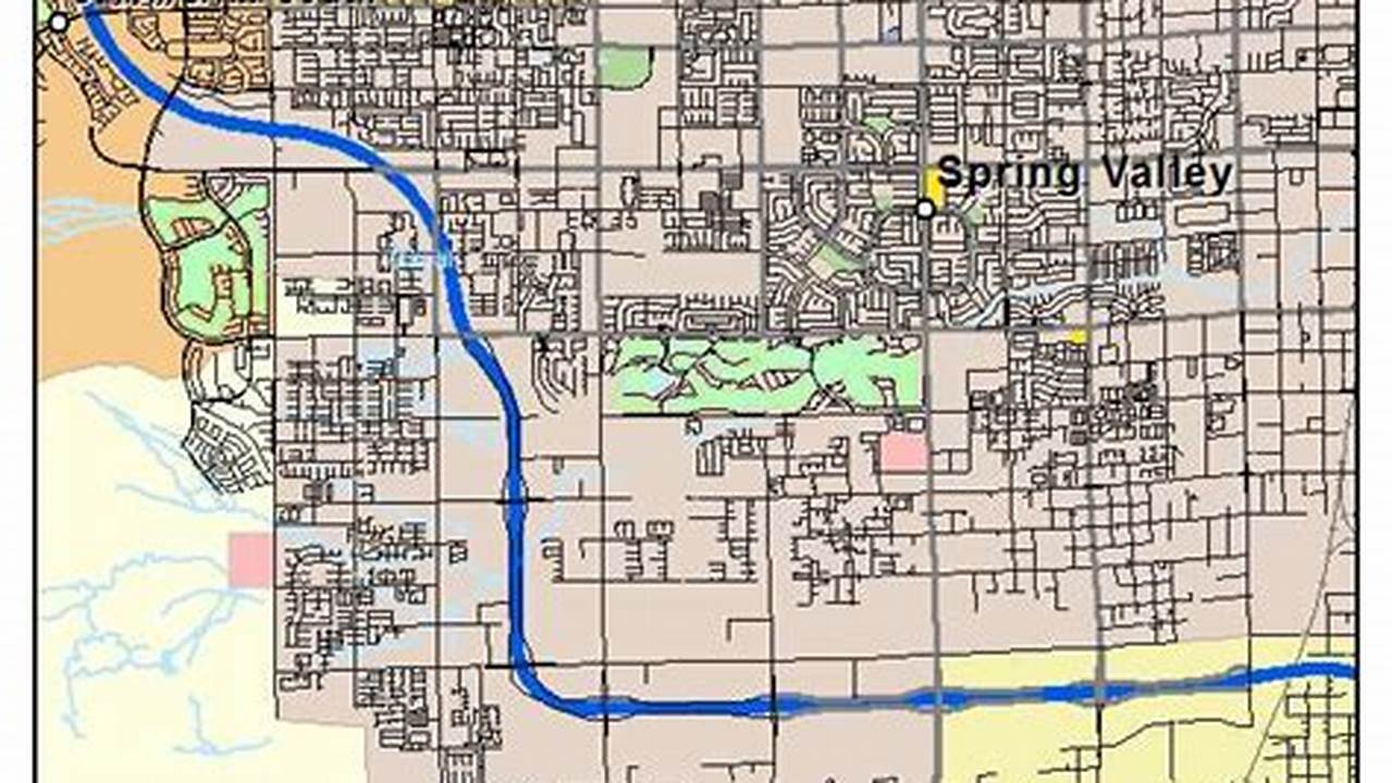 Spring Valley Nevada Map