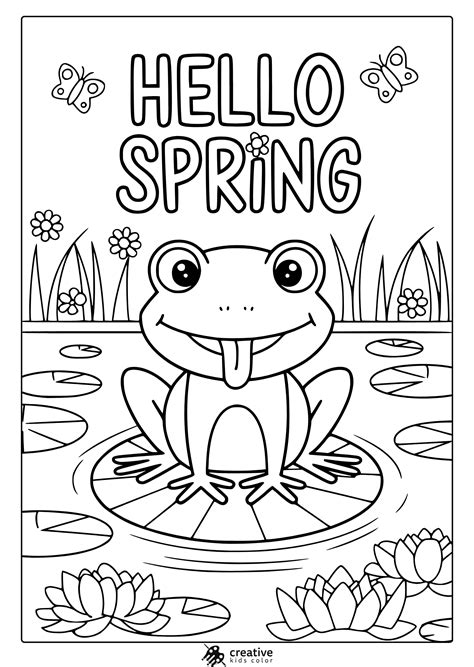Spring Color Pages