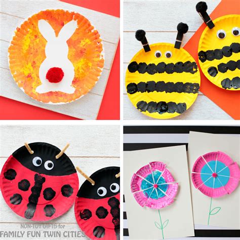 Spring Crafts For Kids Paper Plates