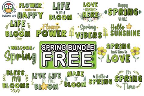 Download Spring Design Bundle. Creativefabrica