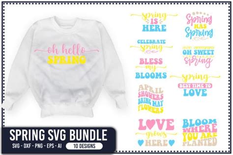 Download Spring Design Bundle. Cricut SVG For Crafts