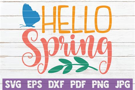 Download Spring Design Bundle. Cut Files