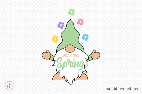 Sprightly Spring Gnome SVG Designs to Spruce Up Your Creative Projects!