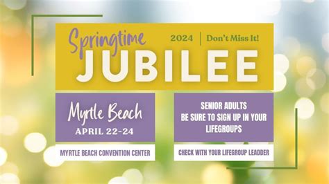 Spring Jubilee 2024 Myrtle Beach Sc