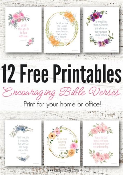 Spring Scripture Printable Notes