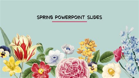 Spring Slides Template Free