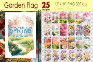 Download Spring Sublimation Garden Flag Bundle Crafts
