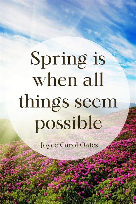 Spring Time Quotes
