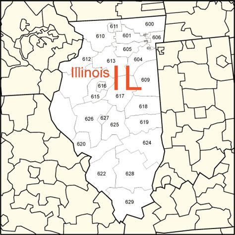 Springfield IL Zip Code Map