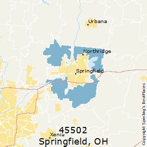 35 Map Of Springfield Ohio Maps Database Source