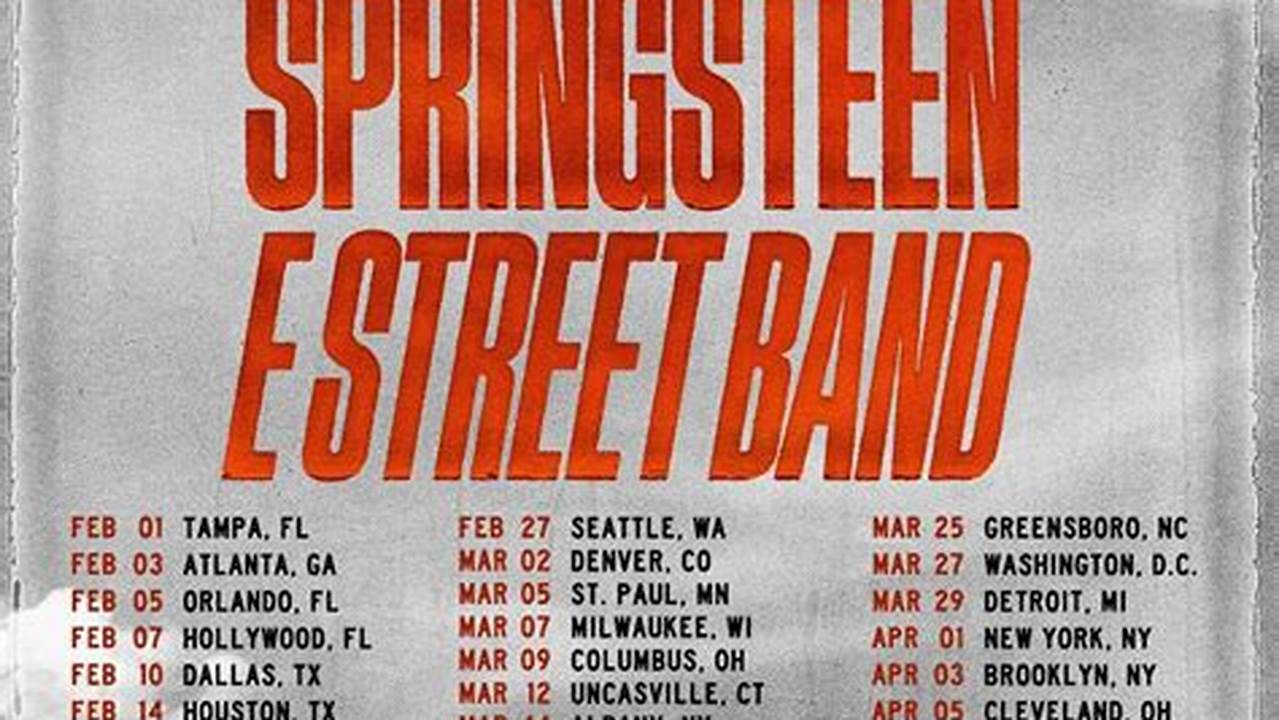 Springsteen Set List 2024