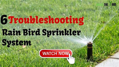 Sprinkler System Troubleshooting