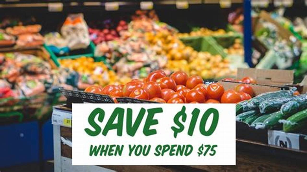 Sprouts $10 Off $75 Coupon 2024